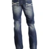 Stetson Rock Fit Bold X Stitched Jeans - Big & Tall