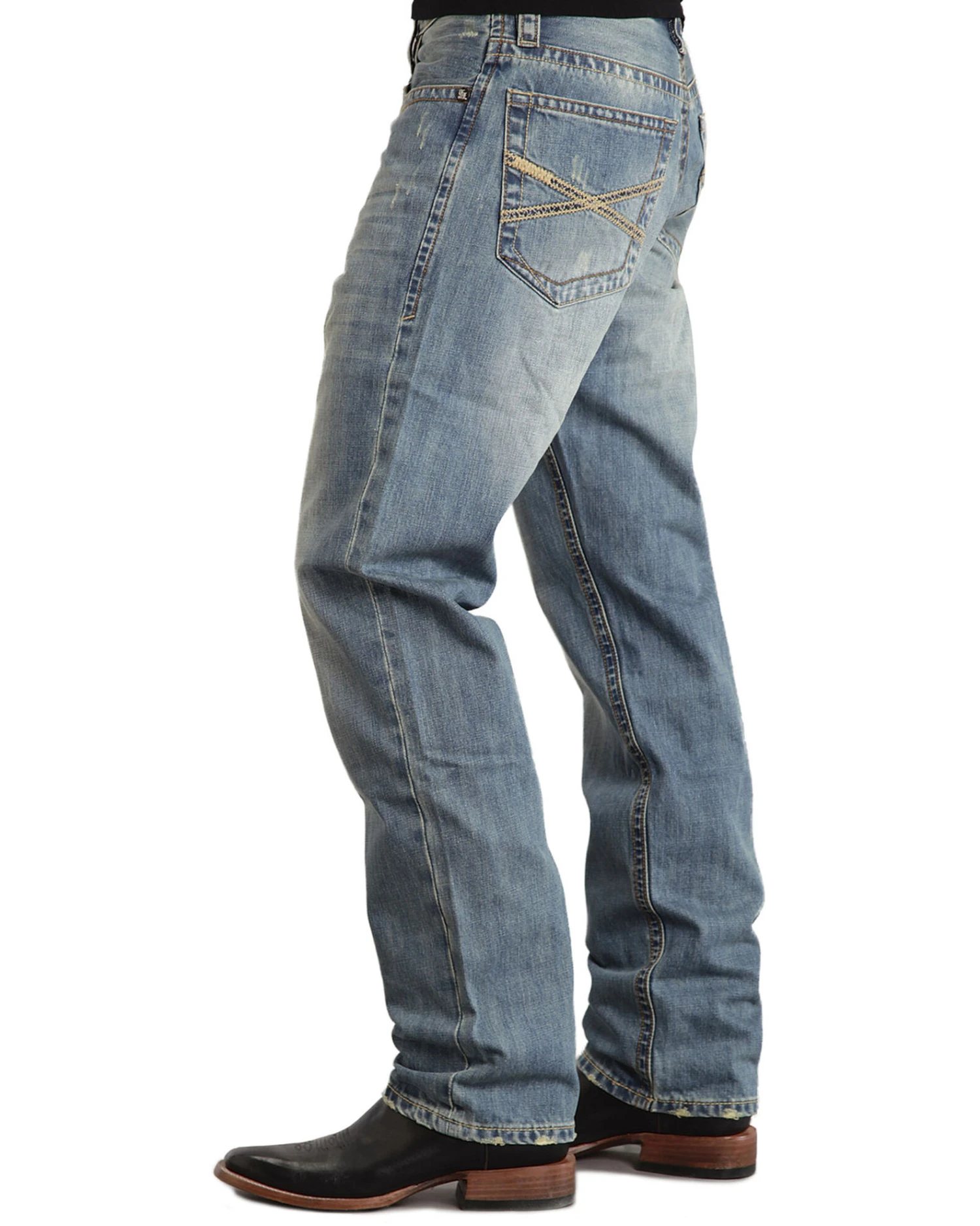 Stetson 1520 Fit Classic "X" Stitched Jeans - Big & Tall - Image 2