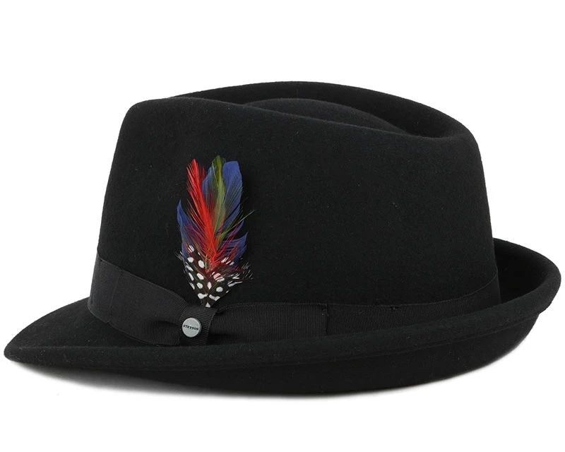 Woolfelt Black Trilby - Stetson - Image 2