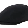 Kent Wool EF Black Flat Cap - Stetson