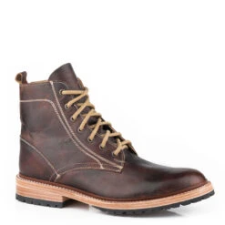 Stetson Men's Chukka Boots W/Lug Sole - Oiled Brown