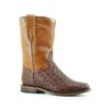 Stetson Men's Puncher Exotic Roper Boots - Brown/Tan