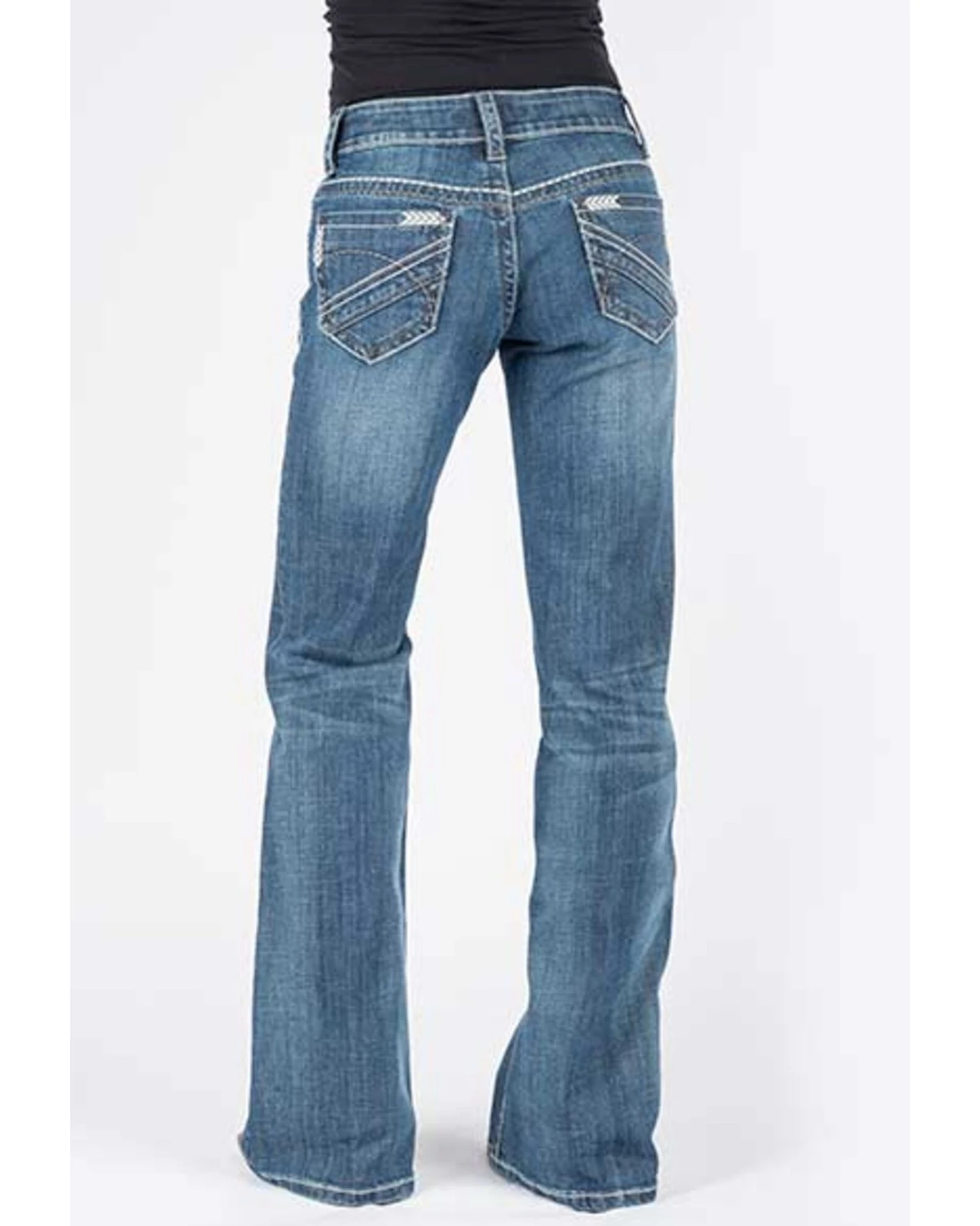 Stetson Women's Medium Southwestern 214 City Trouser Jeans - Image 2