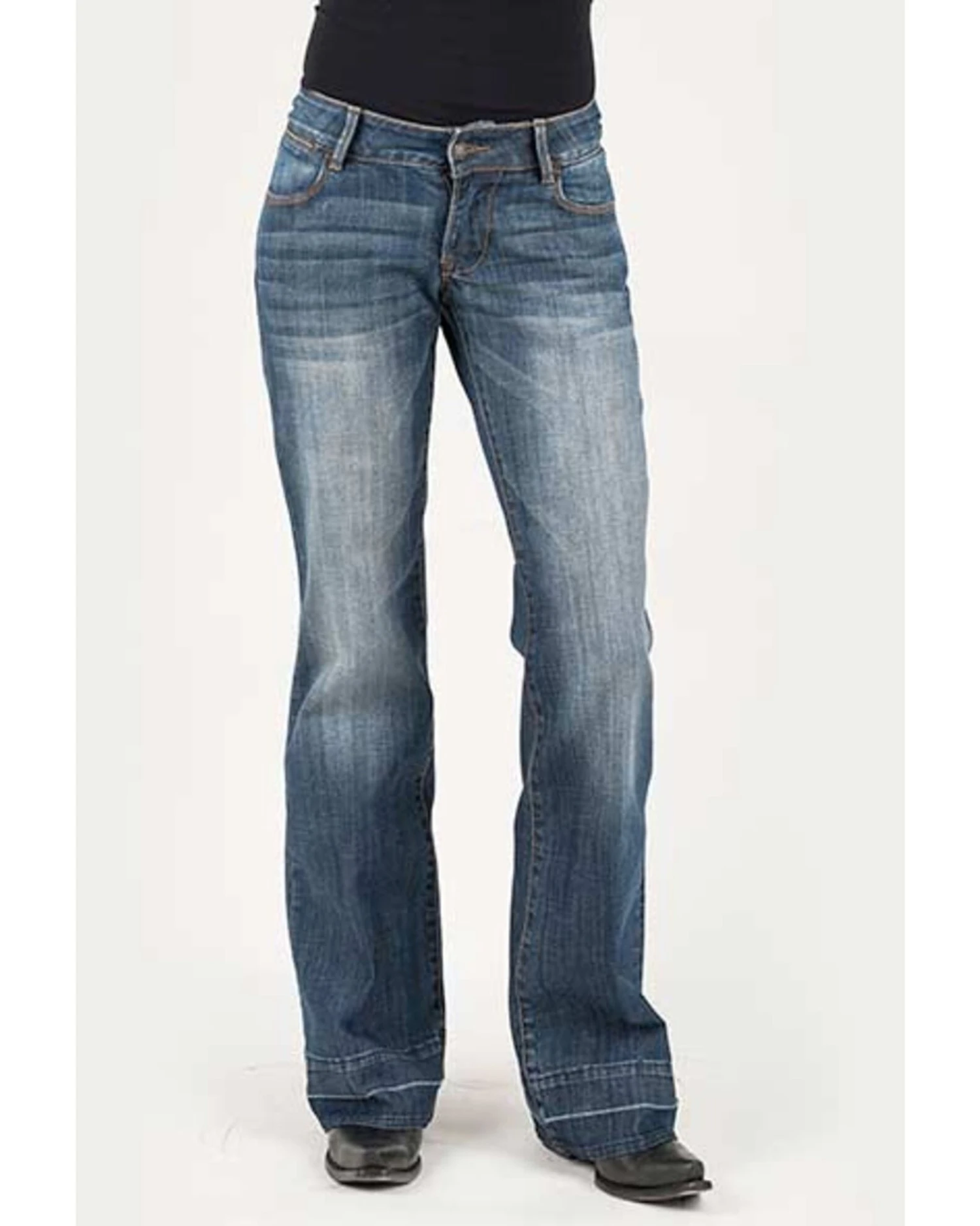 Stetson Women's Dark 214 City Trouser Fit Jeans - Image 2