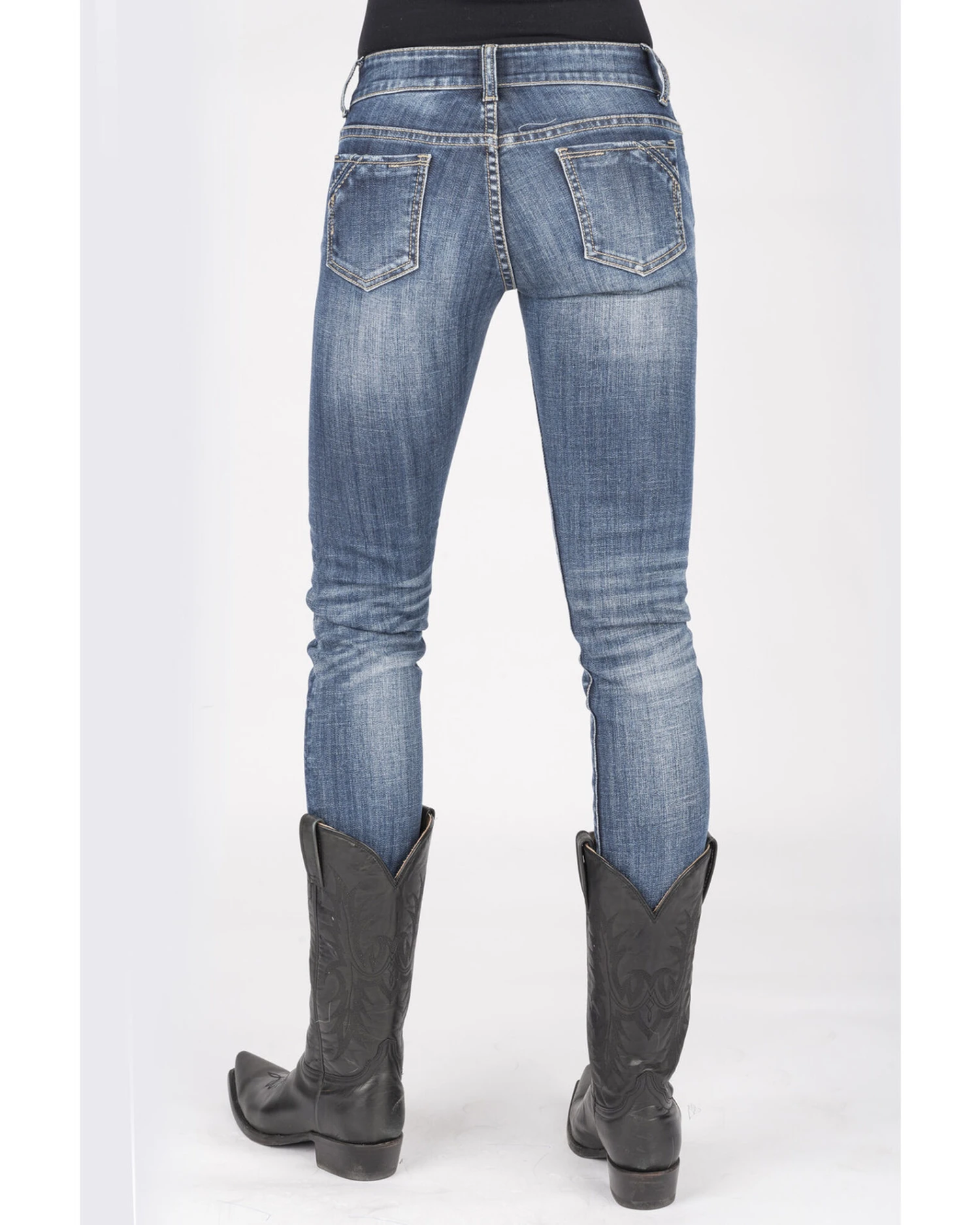 Stetson Women's 503 Pixie Stix Fit Skinny Straight Jeans - Image 3