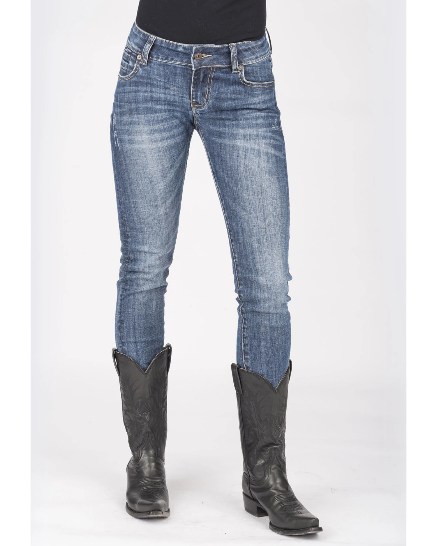Stetson Women's 503 Pixie Stix Fit Skinny Straight Jeans - Image 2