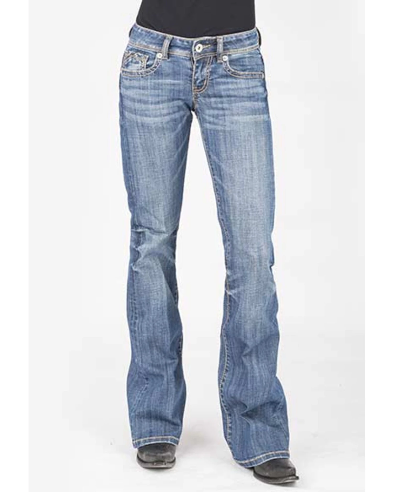 Stetson Women's 816 Classic Light Wash Bootcut Jeans