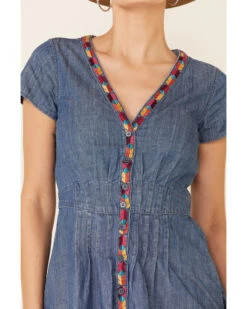 Stetson Women's Embroidered Denim Dress