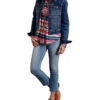 Stetson Women's Stretch Denim Welt Pocket Button-Front Jacket