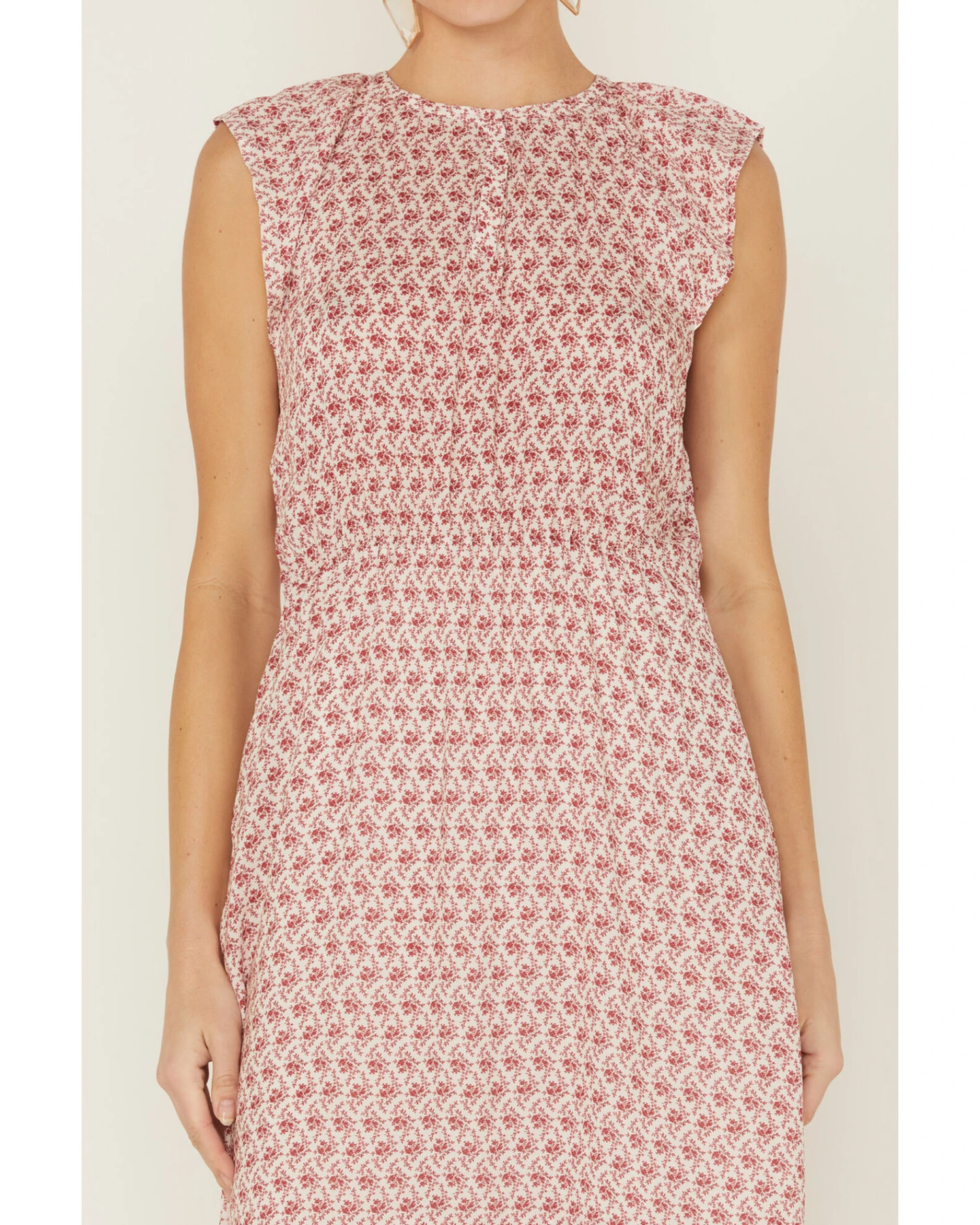 Stetson Women's Cottage Floral Print Midi Dress - Image 3