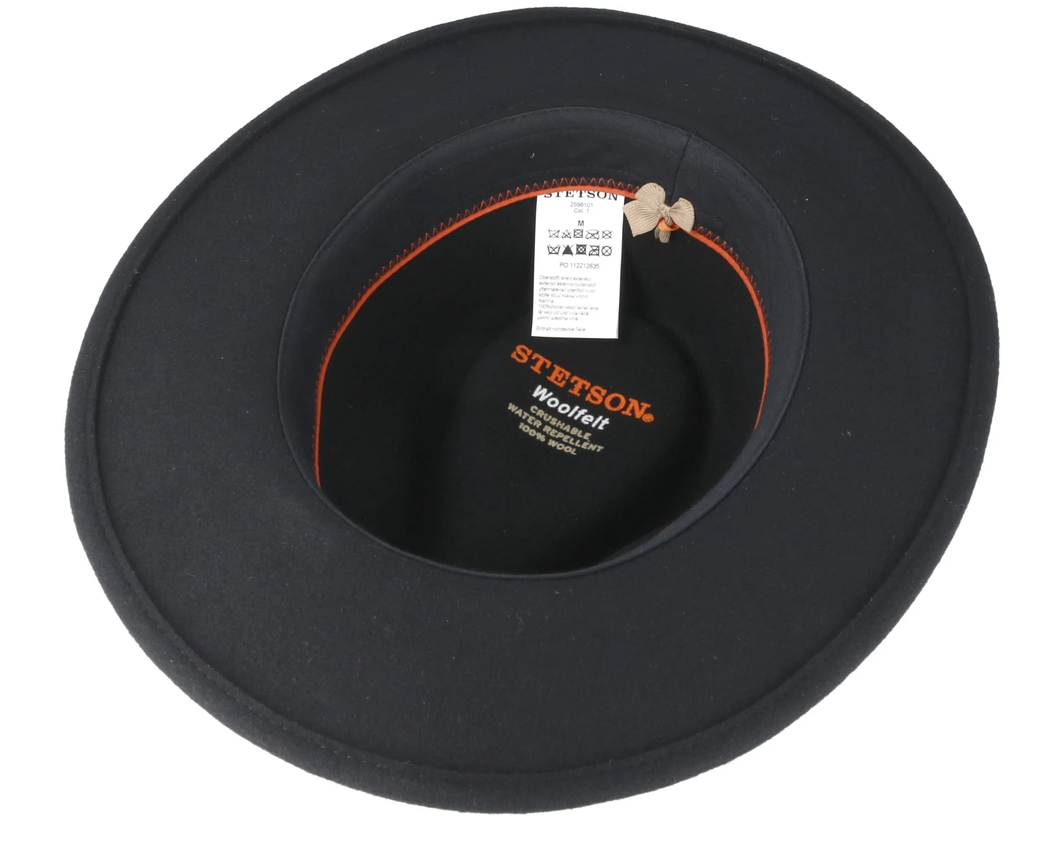 Flexible Woolfelt Black Traveller - Stetson - Image 4