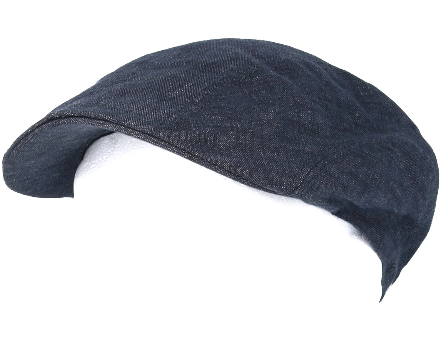 Ivy Linen Dark Grey Flat Cap - Stetson - Image 5