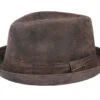 Gesperrt Player Pigskin Brown Trilby - Stetson