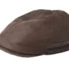 Duck Cap Cowhide Dark Brown Flat Cap - Stetson