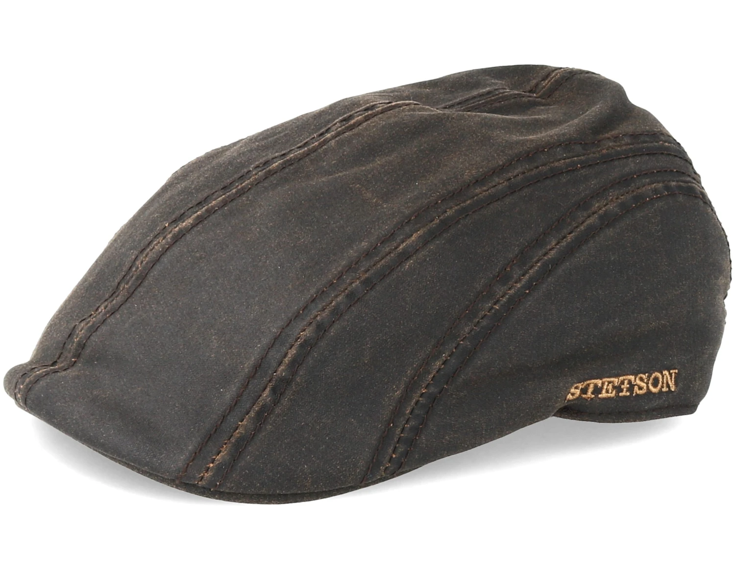 Ivy Cap Co/Pe Brown Flat Cap - Stetson
