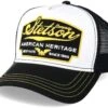 American Heritage White/Black Trucker - Stetson