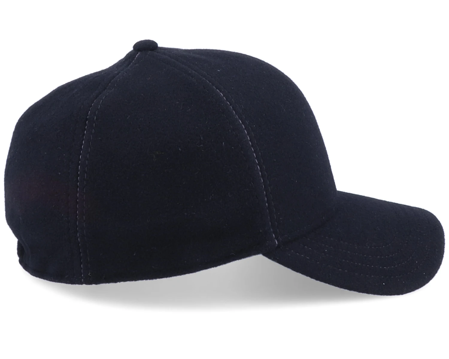 Baseball Wool/Cashmere Black Ear Flap - Stetson - Image 3