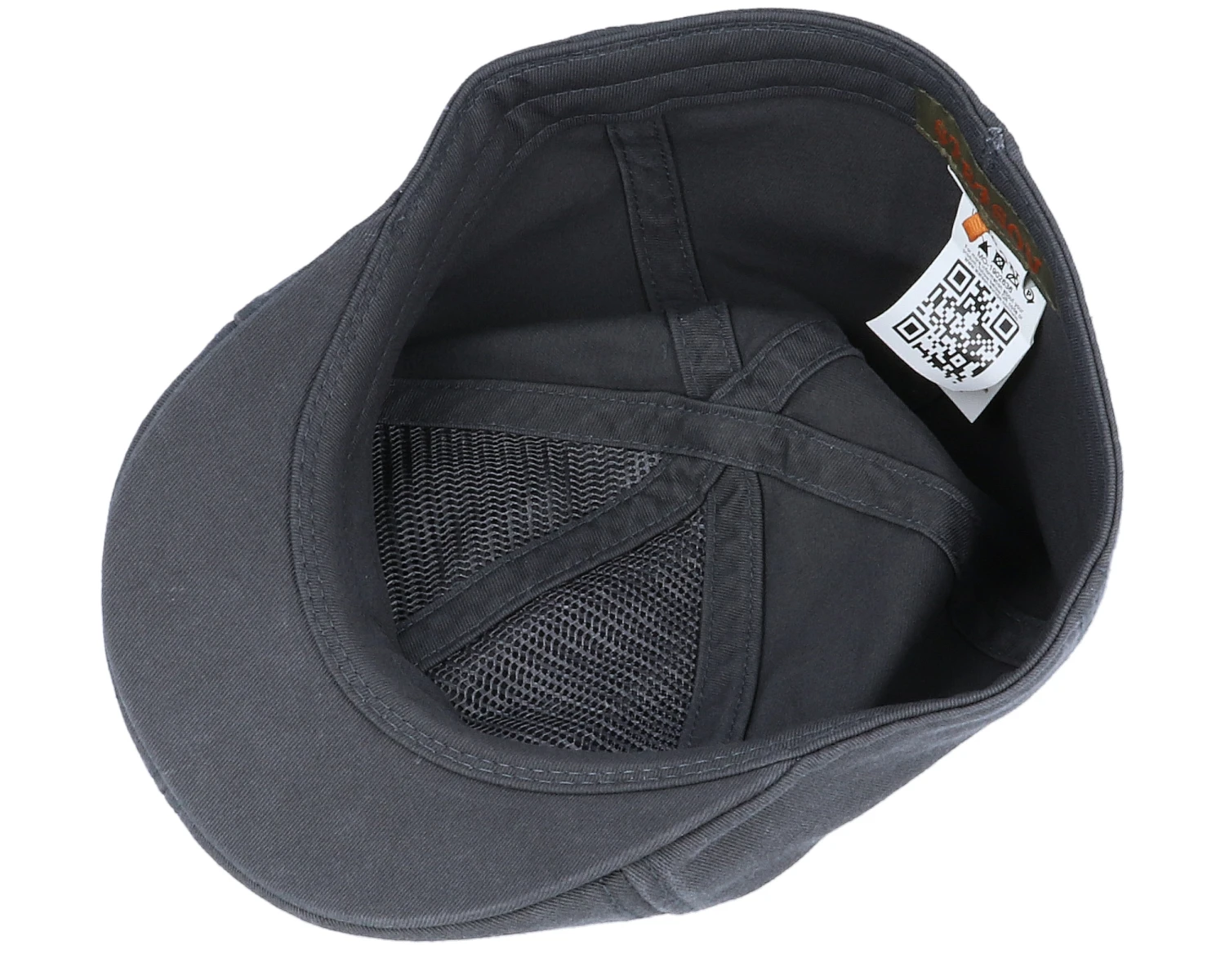 Texas Cotton Vintage Black Flat Cap - Stetson - Image 4