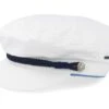 Riders Cap Dyed Cotton White Flat Cap - Stetson
