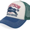 Great Plains Beige/Green/Navy Trucker - Stetson
