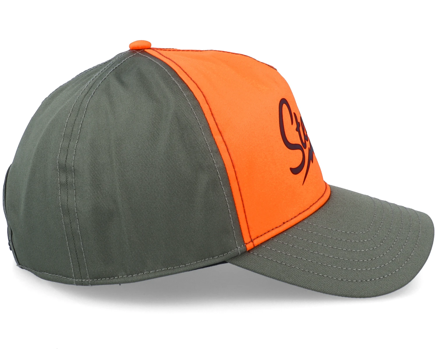 Trucker Cap Orange/Green Adjustable - Stetson - Image 3