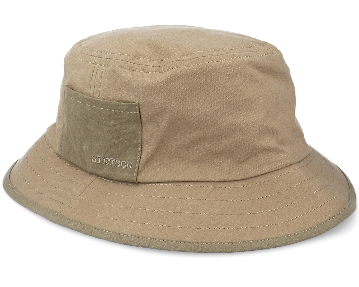 Delave Organic Cotton Olive Bucket - Stetson - Image 2