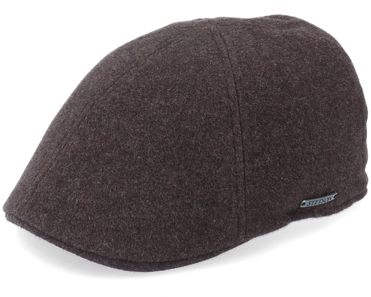 Texas Wool/Cashmere Brown Flat Cap - Stetson