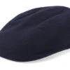 Ivy Cap Wool/Cashmere Navy Flat Cap - Stetson