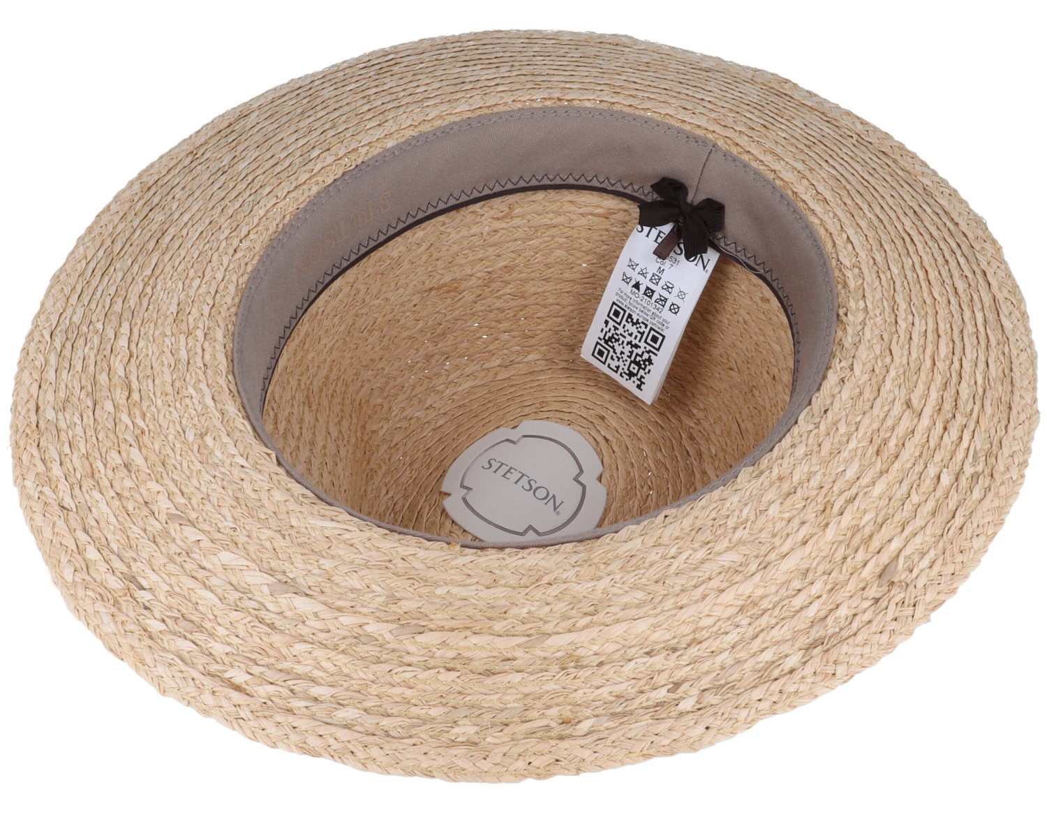 Traveller Raffia Beige Straw Hat - Stetson - Image 4