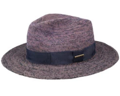 Traveller Crochet Navy Straw Hat - Stetson