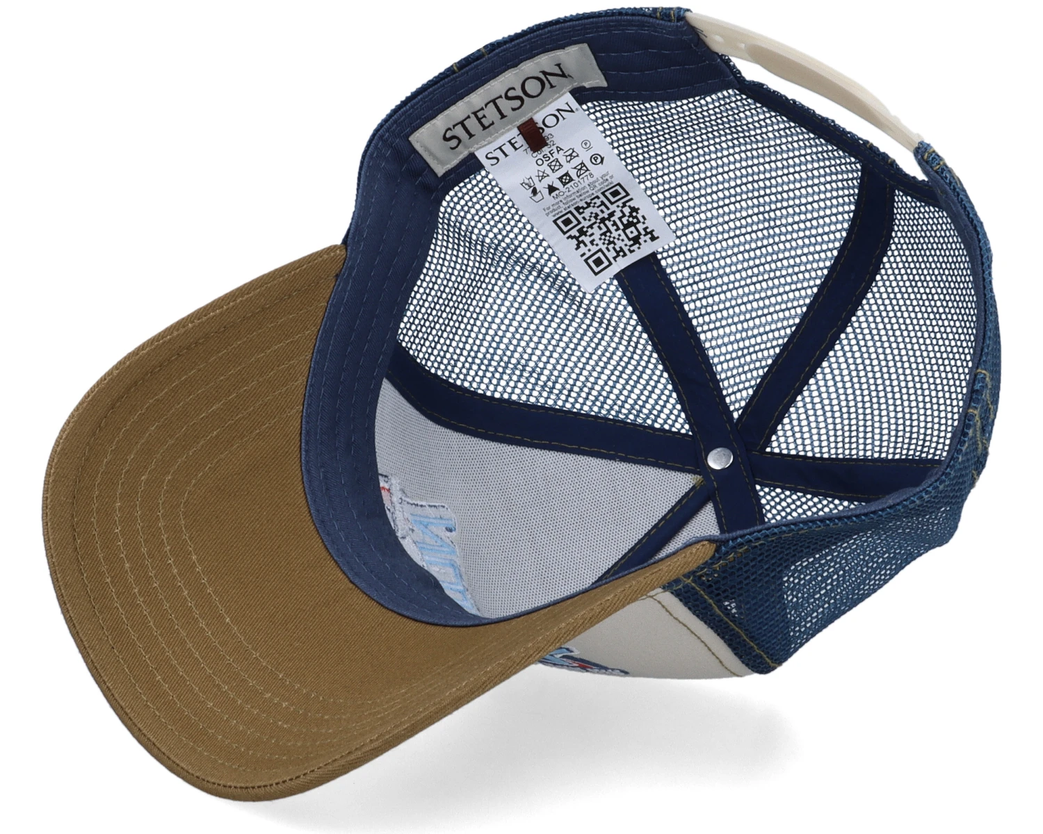 Trucker Cap Air And Sea Beige/Navy Trucker - Stetson - Image 4