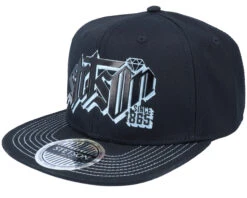 Baseball Cap Diamond Black Snapback - Stetson