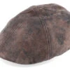 Texas Pig Skin Brown Flat Cap - Stetson