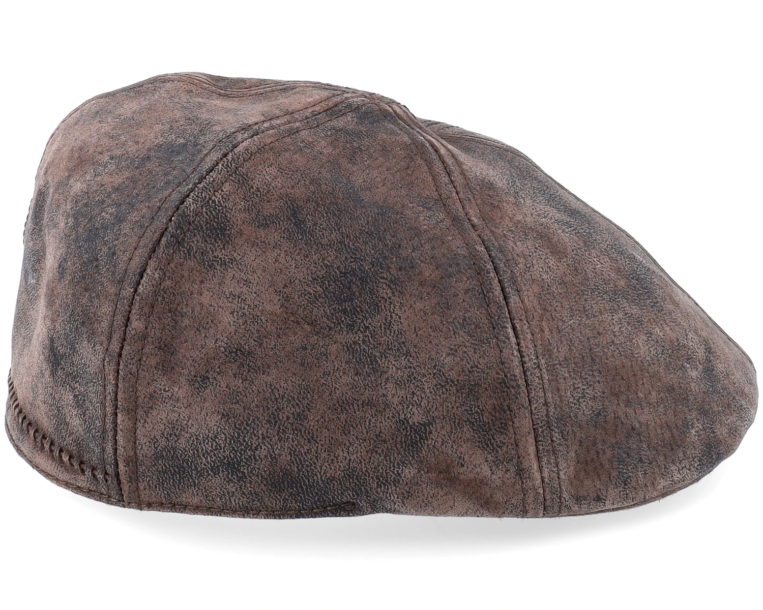 Texas Pig Skin Brown Flat Cap - Stetson - Image 3