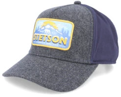 Trucker Cap Polar Bear Charcoal/Navy Adjustable - Stetson