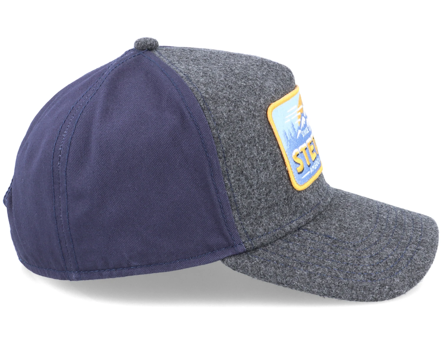 Trucker Cap Polar Bear Charcoal/Navy Adjustable - Stetson - Image 4