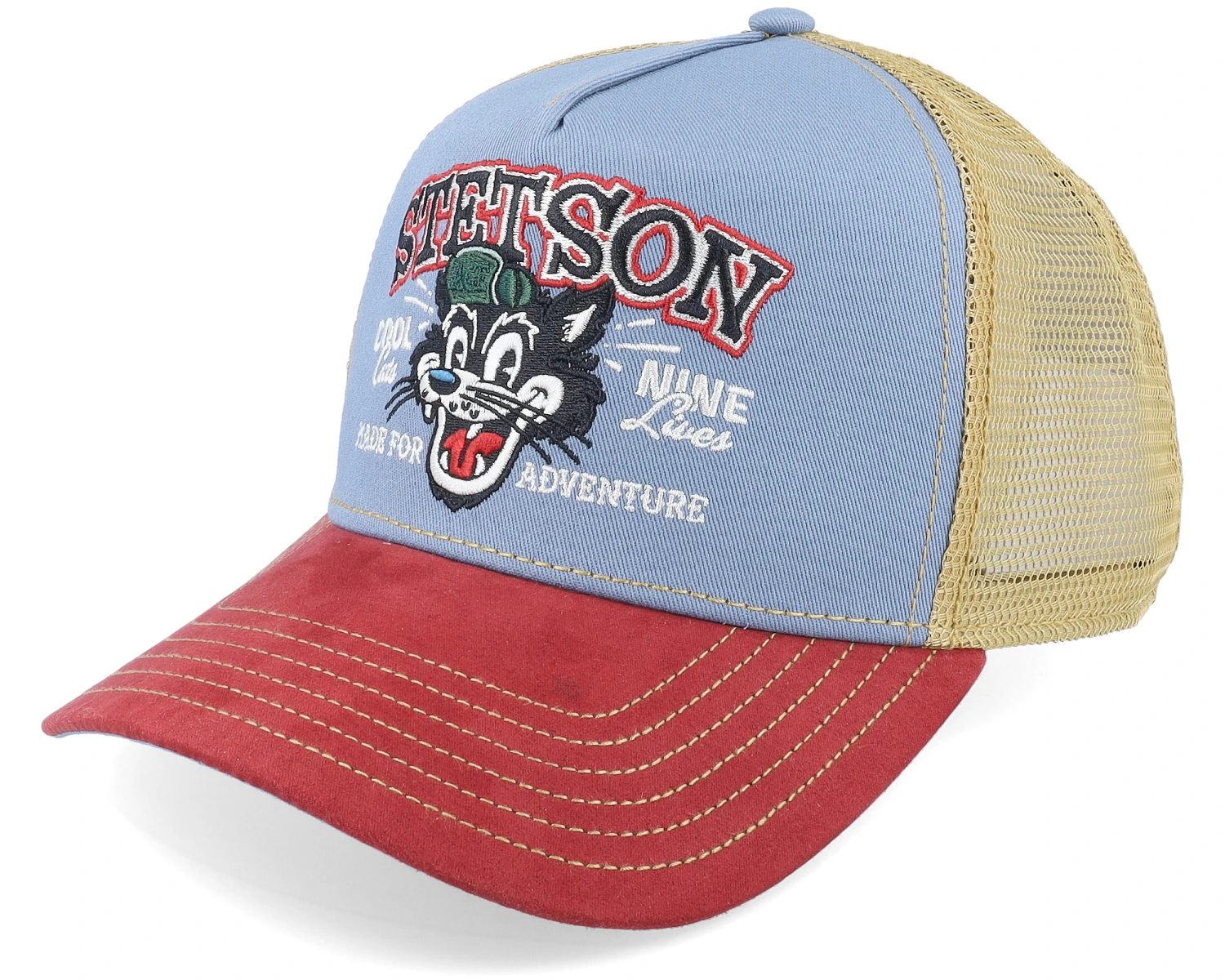 Cool Cats Blue/Red Trucker - Stetson