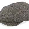 Hatteras Virgin Wool/Linen Charcoal Flat Cap - Stetson