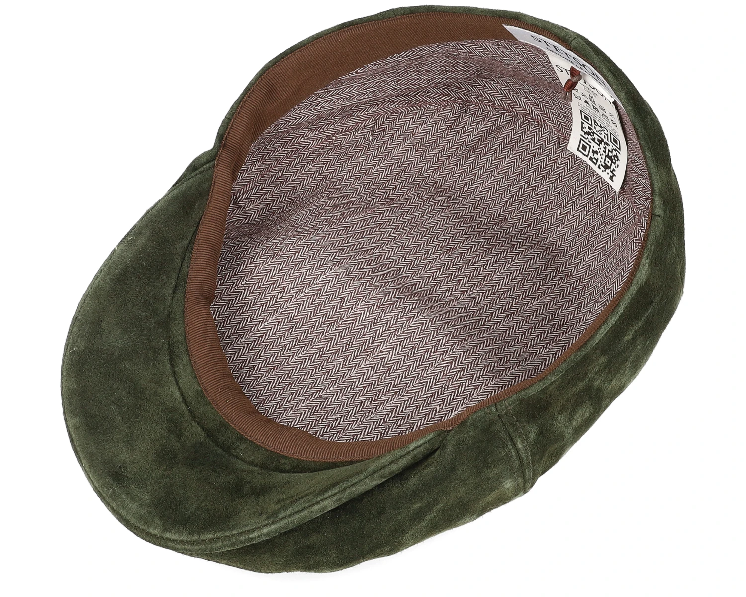 Kent Pigskin Green Flat Cap - Stetson - Image 4
