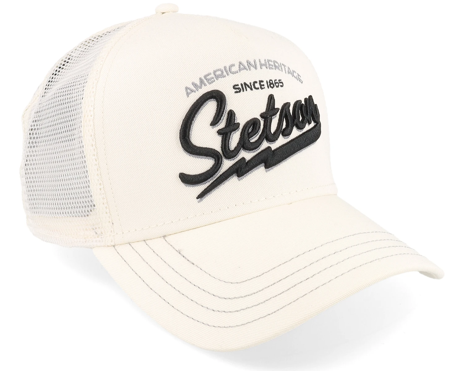 American Heritage Classic White Trucker - Stetson - Image 2