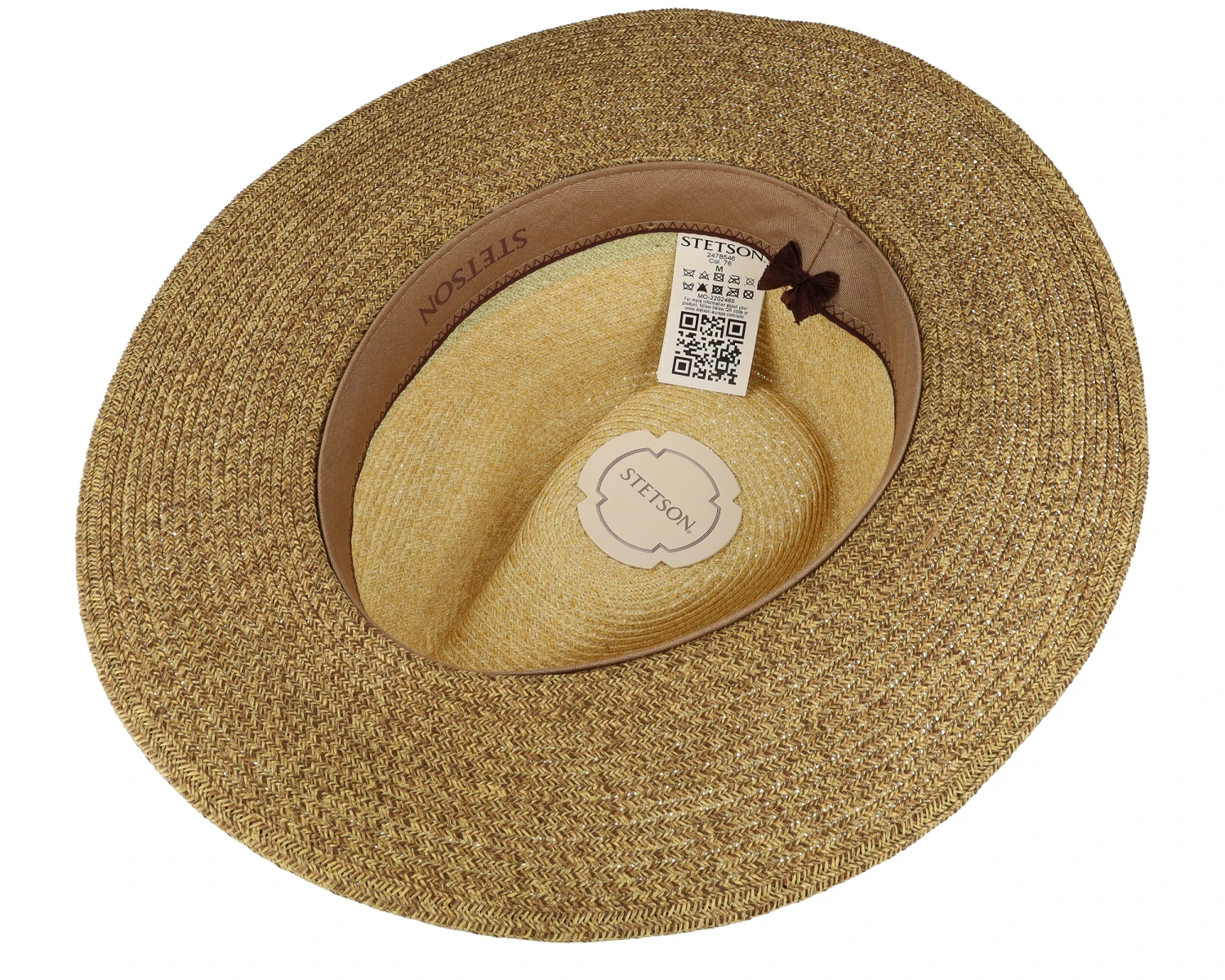 Traveller Toyo Beige/Brown Straw Hat - Stetson - Image 4