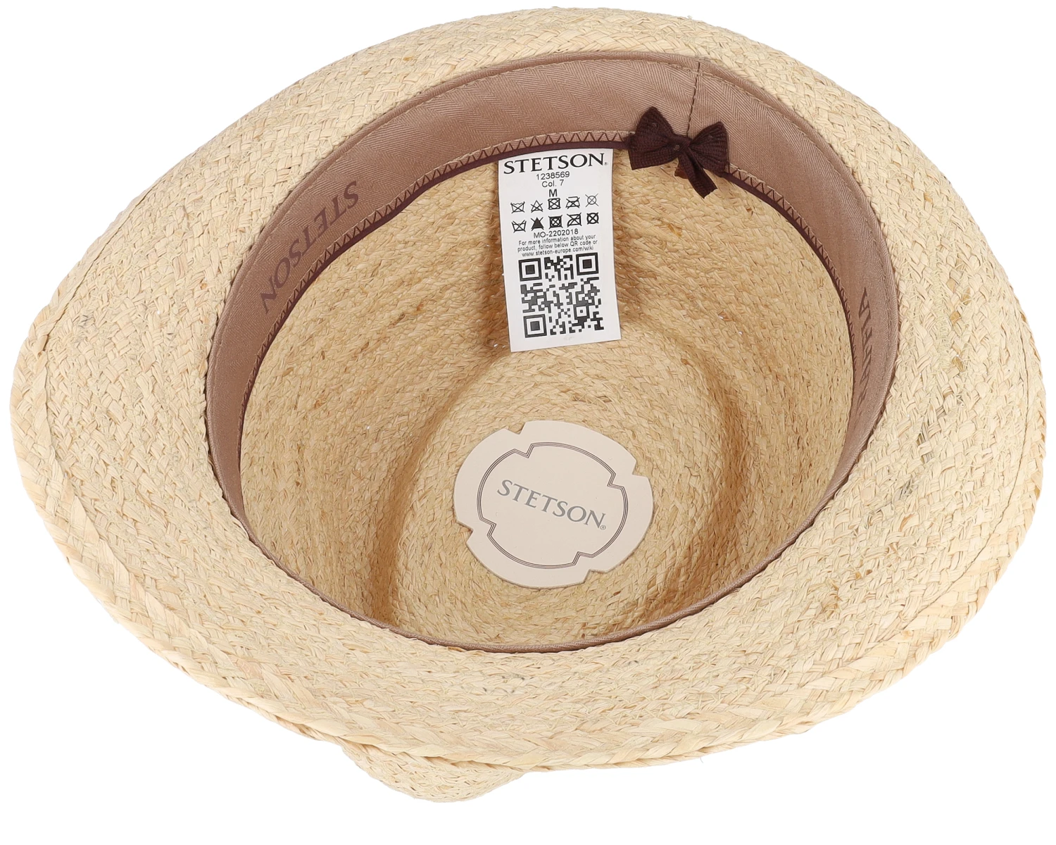 Trilby Raffia Beige Straw Hat - Stetson - Image 4