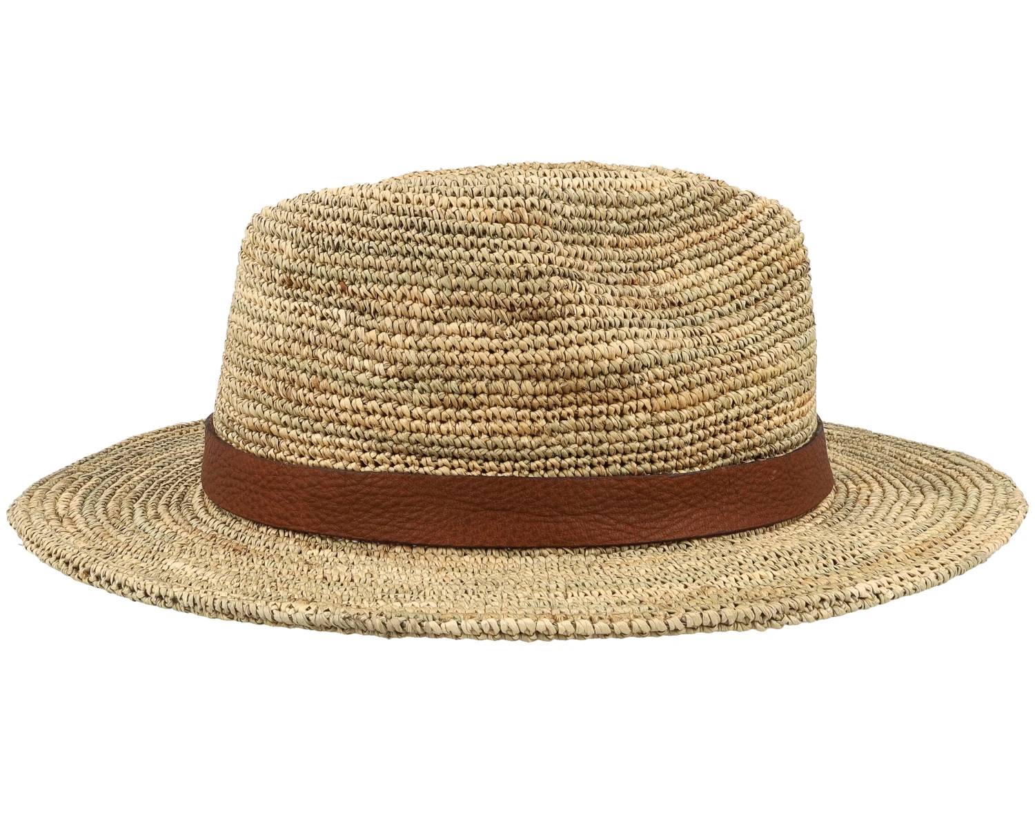 Traveller Seagrass Crochet Beige Straw Hat - Stetson - Image 3