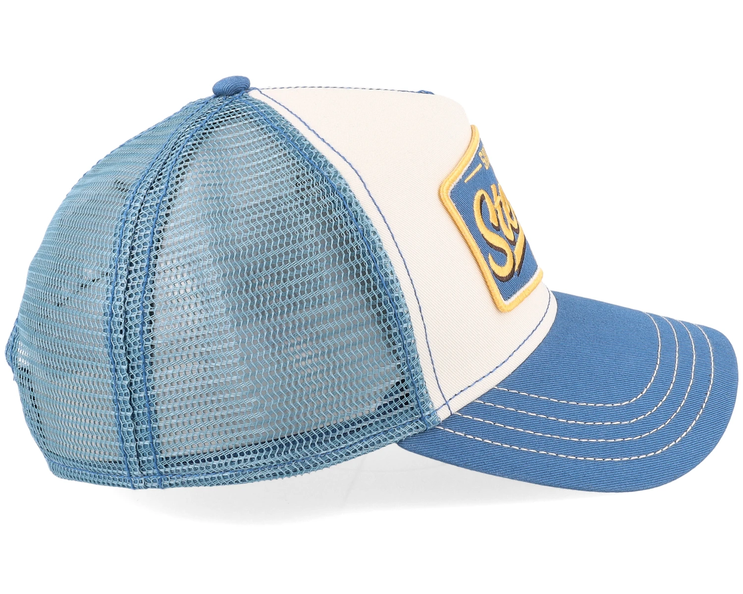 Vintage Blue/White Trucker - Stetson - Image 4
