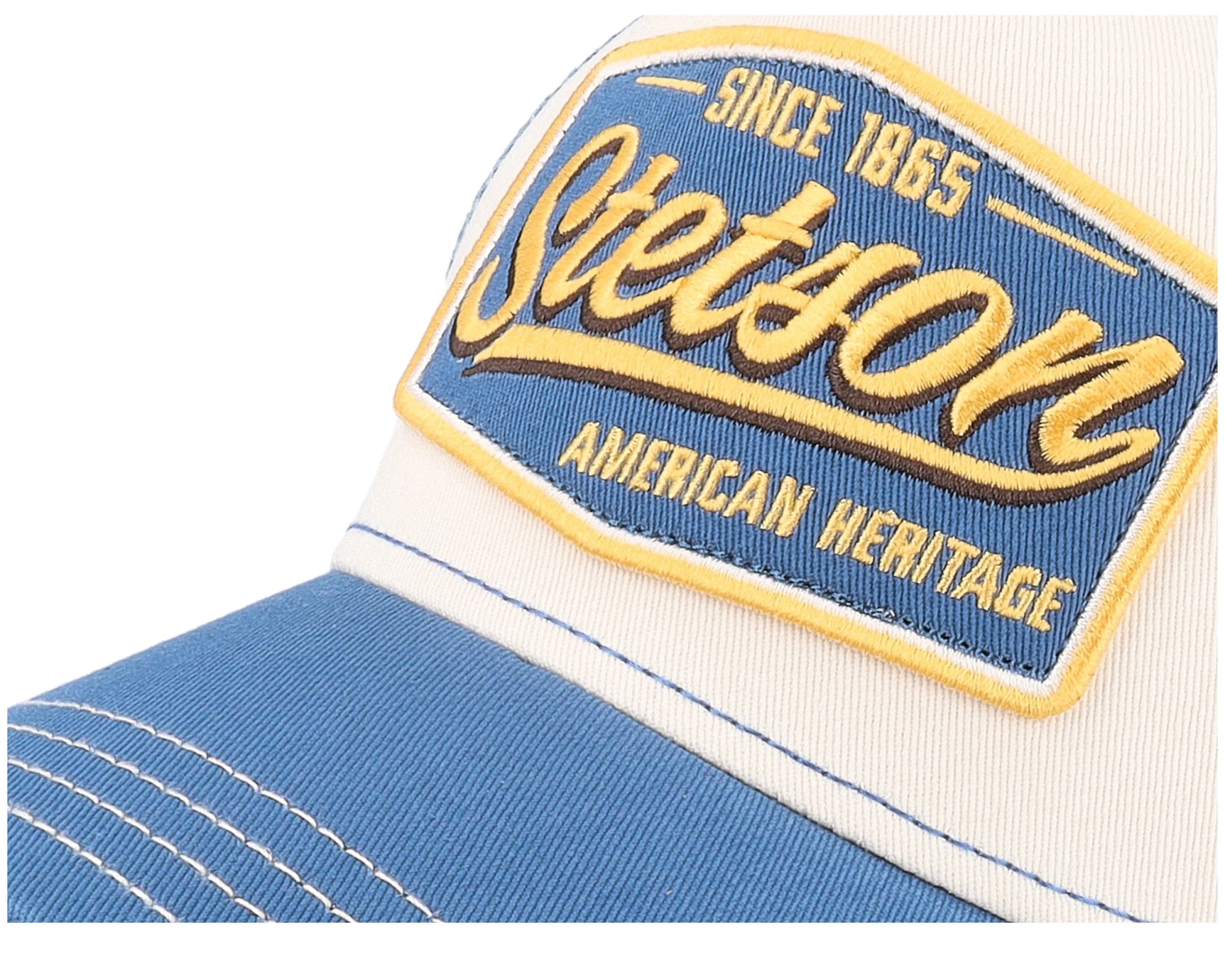 Vintage Blue/White Trucker - Stetson - Image 6