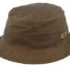 Waxed Organic Cotton Brown Bucket - Stetson
