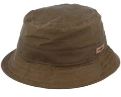 Waxed Organic Cotton Brown Bucket - Stetson
