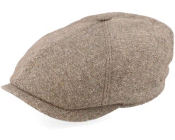 6-panel Cap Donegal Brown Flat Cap - Stetson