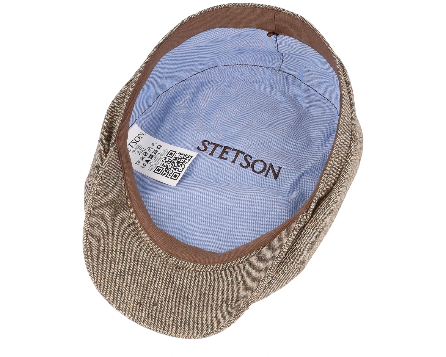 6-panel Cap Donegal Brown Flat Cap - Stetson - Image 4