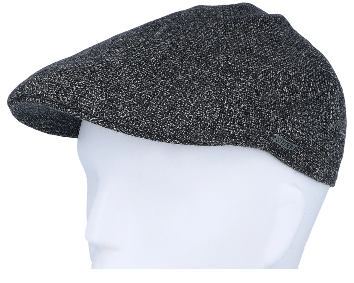 Texas Virgin Wool/Linen Grey Flat Cap - Stetson - Image 5
